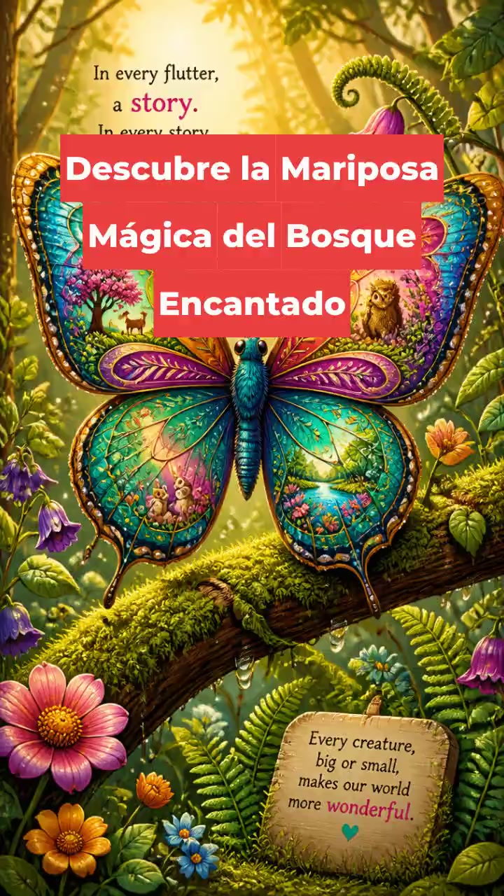 Descubre la Mariposa Mágica del Bosque Encantado