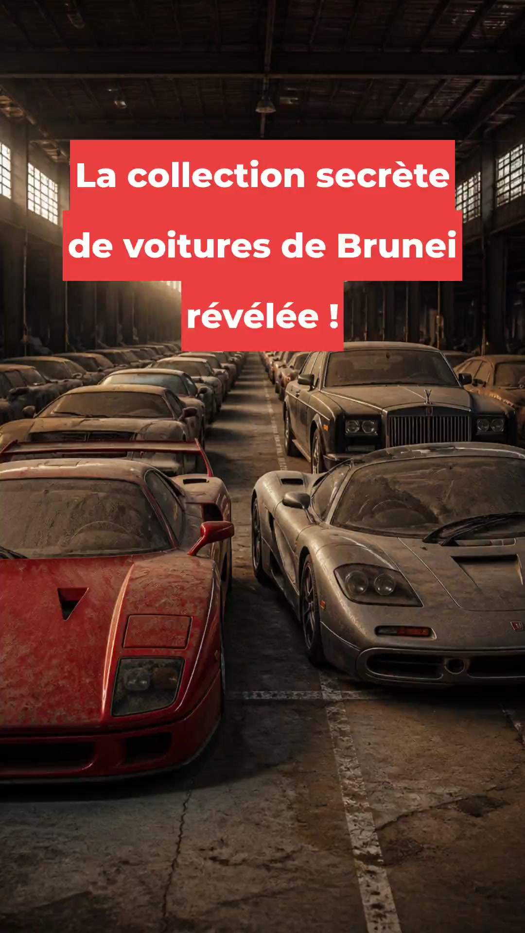 La collection secrète de voitures de Brunei révélée !