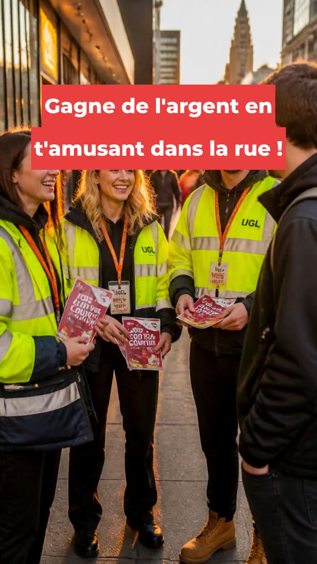 Gagne de l'argent en t'amusant dans la rue !
