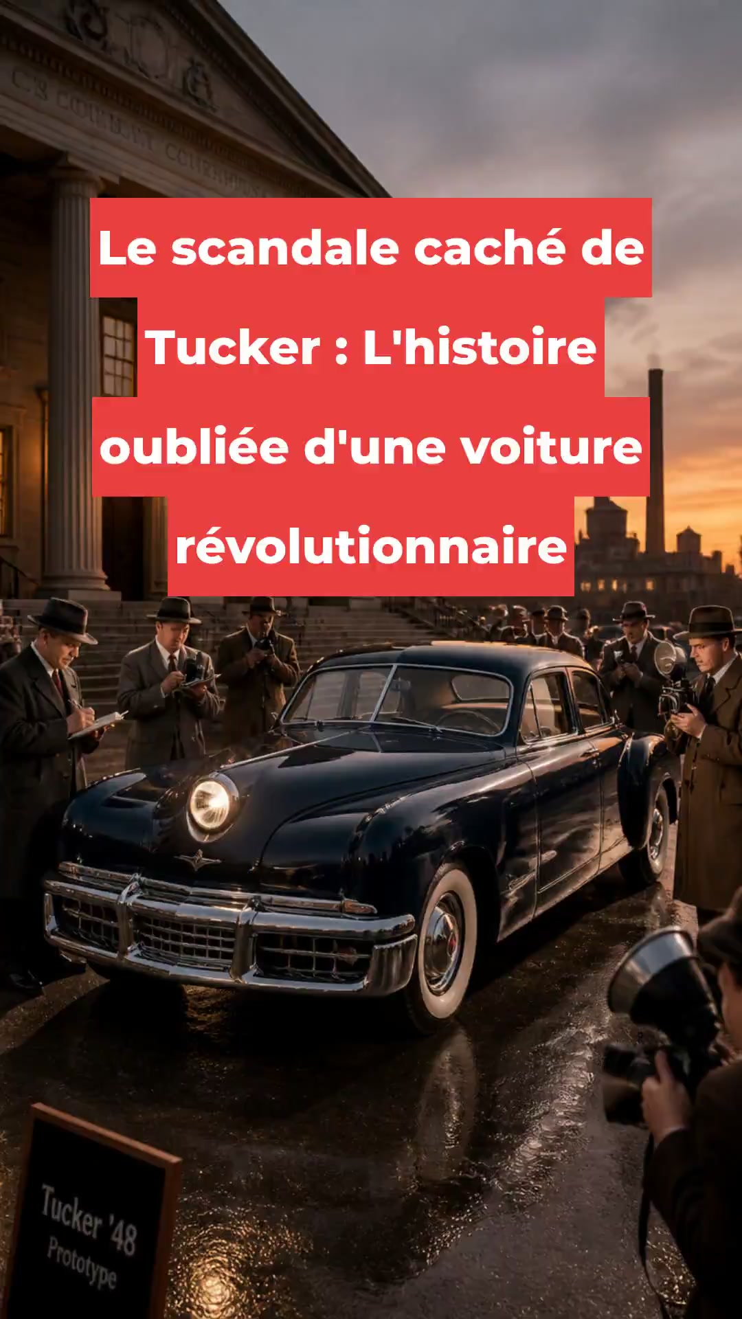Le scandale caché de Tucker : L'histoire oubliée d'une voiture révolutionnaire