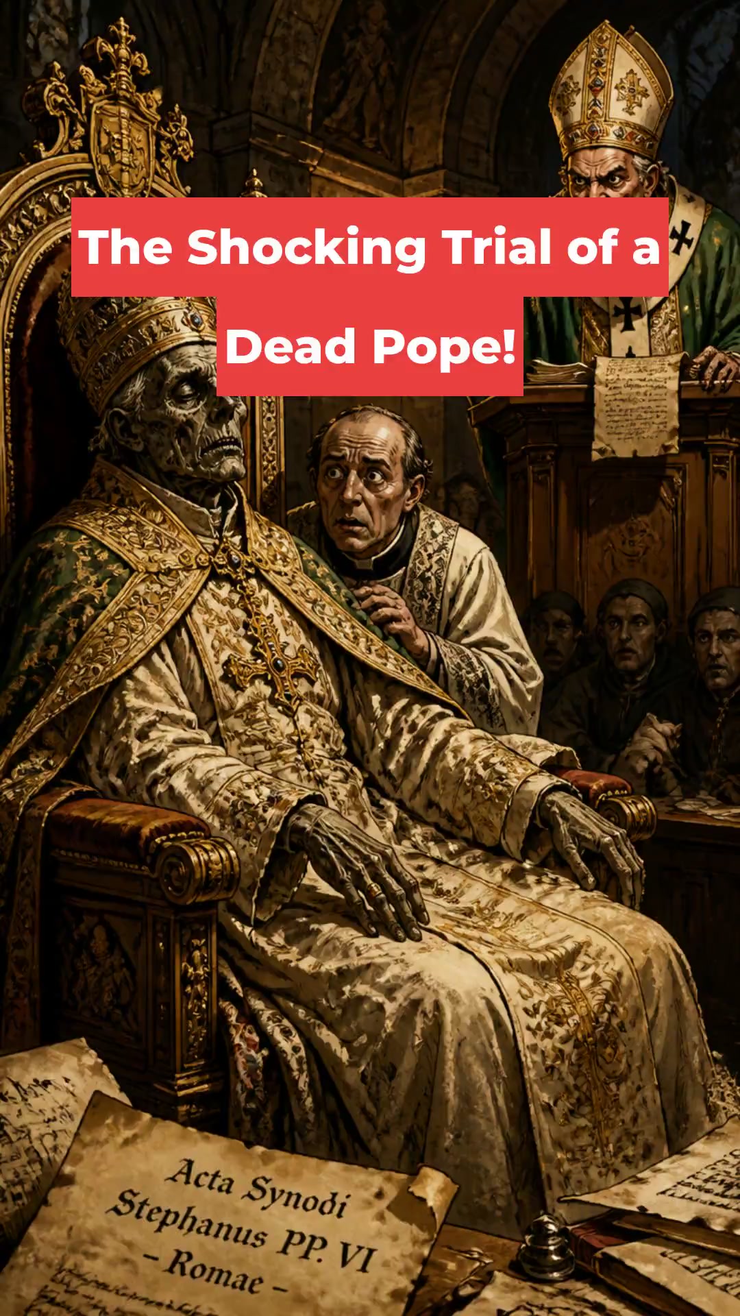 The Shocking Trial of a Dead Pope!