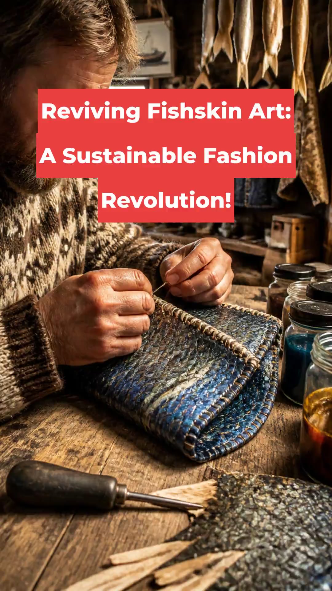 Reviving Fishskin Art: A Sustainable Fashion Revolution!