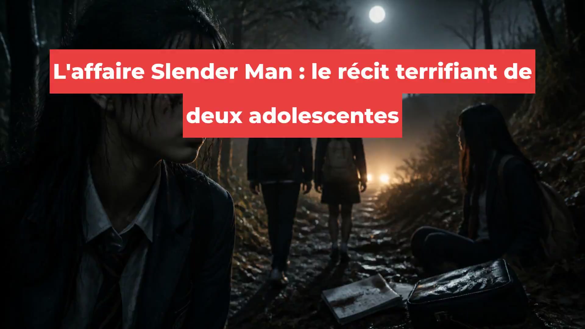 L'affaire Slender Man : le récit terrifiant de deux adolescentes