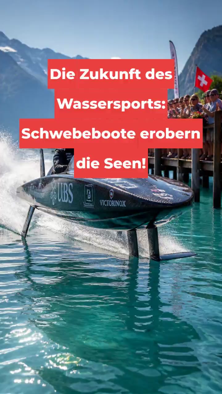 Die Zukunft des Wassersports: Schwebeboote erobern die Seen!