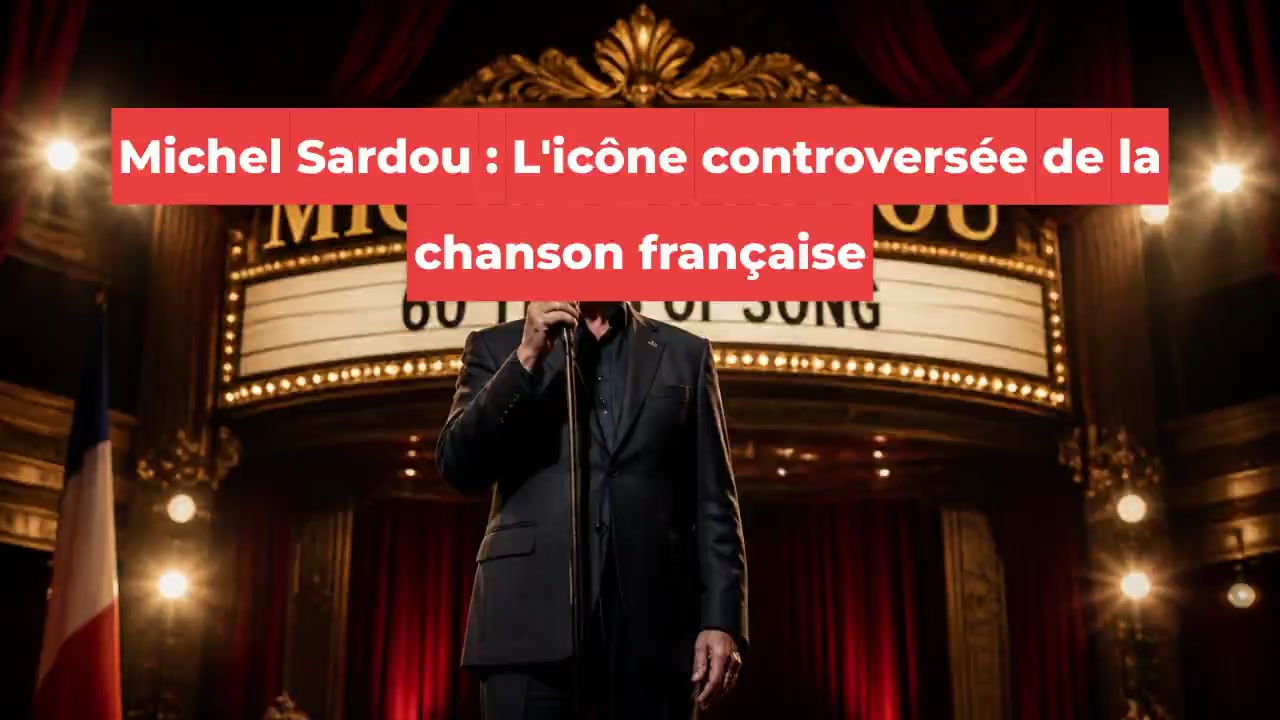 Michel Sardou : L'icône controversée de la chanson française