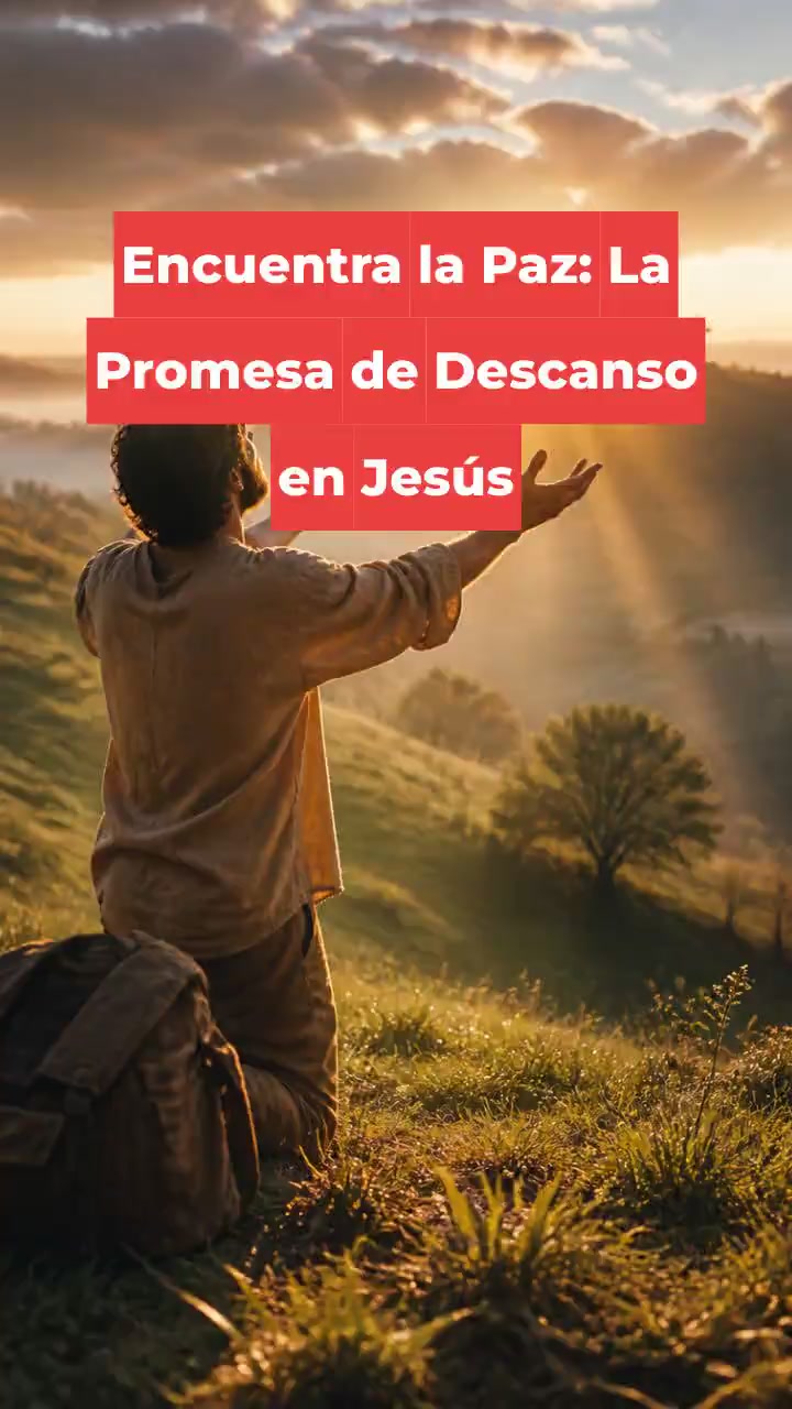 Encuentra la Paz: La Promesa de Descanso en Jesús
