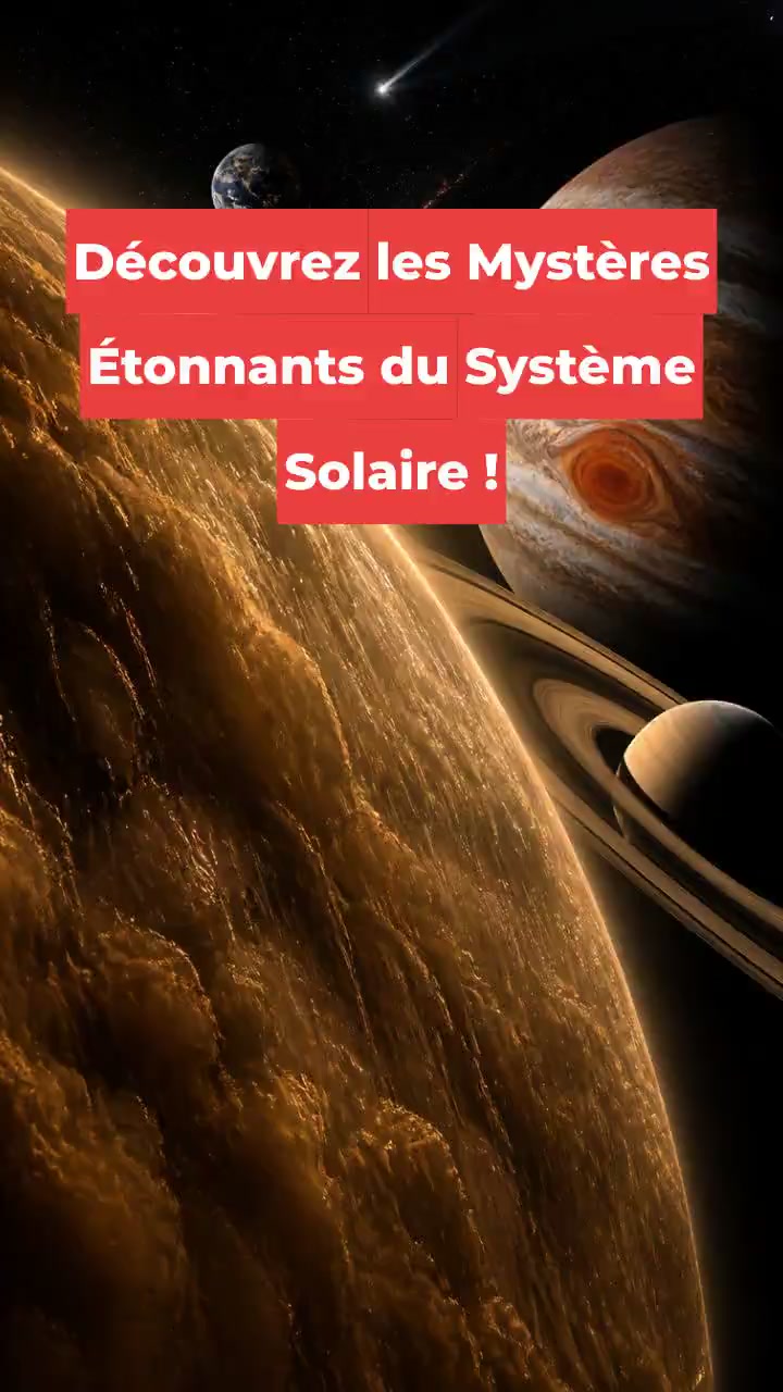 Découvrez les Mystères Étonnants du Système Solaire !