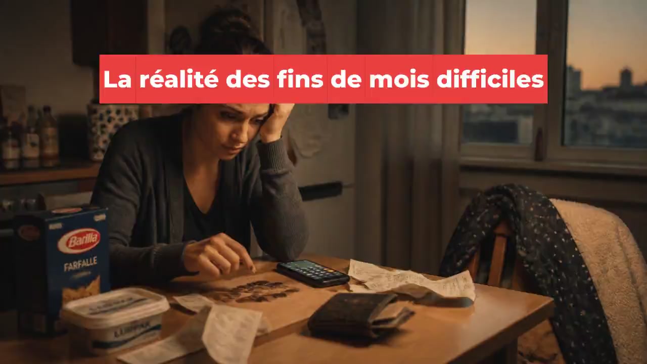 La réalité des fins de mois difficiles