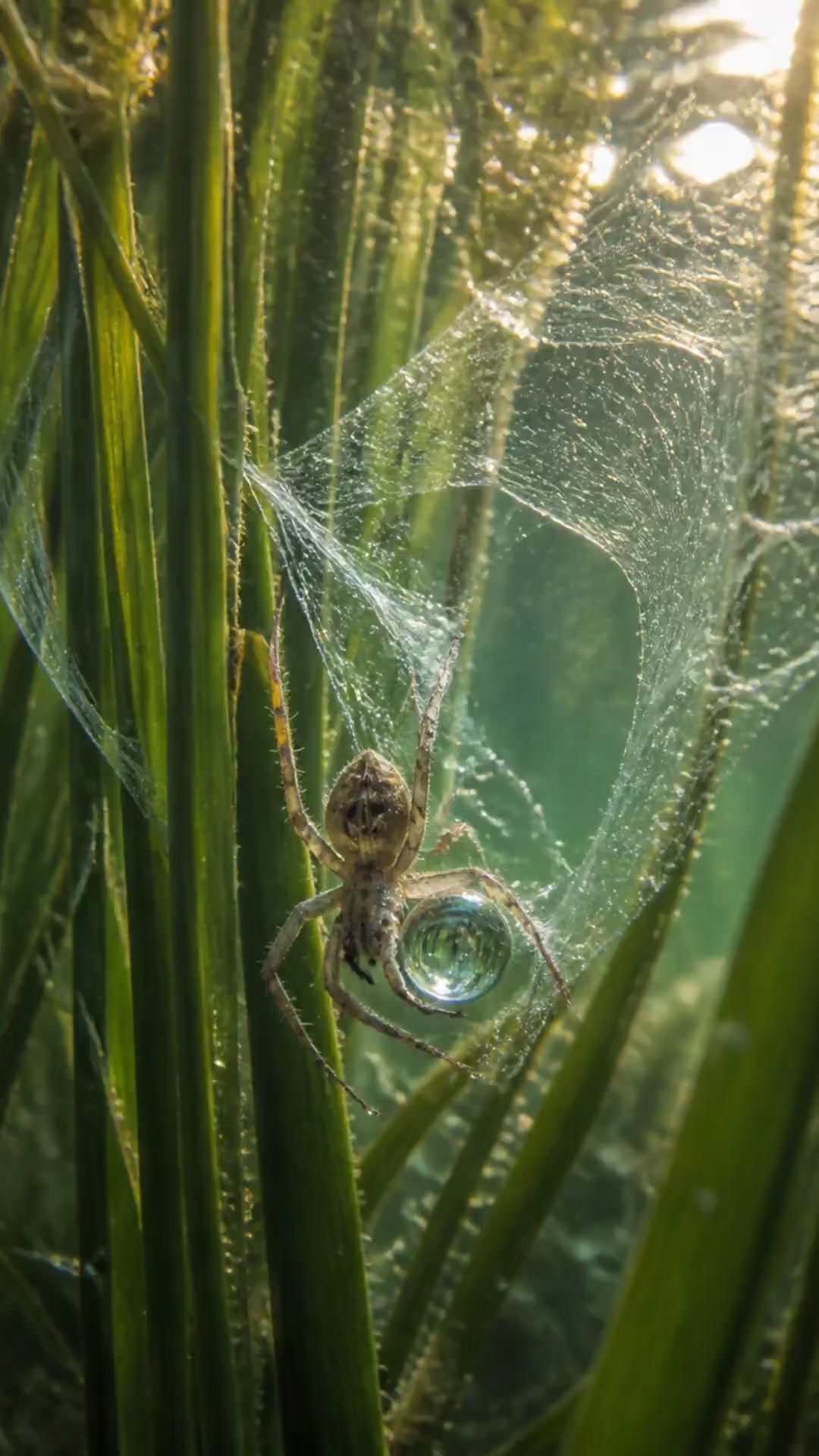 THIS SPIDER LIVES UNDERWATER?!