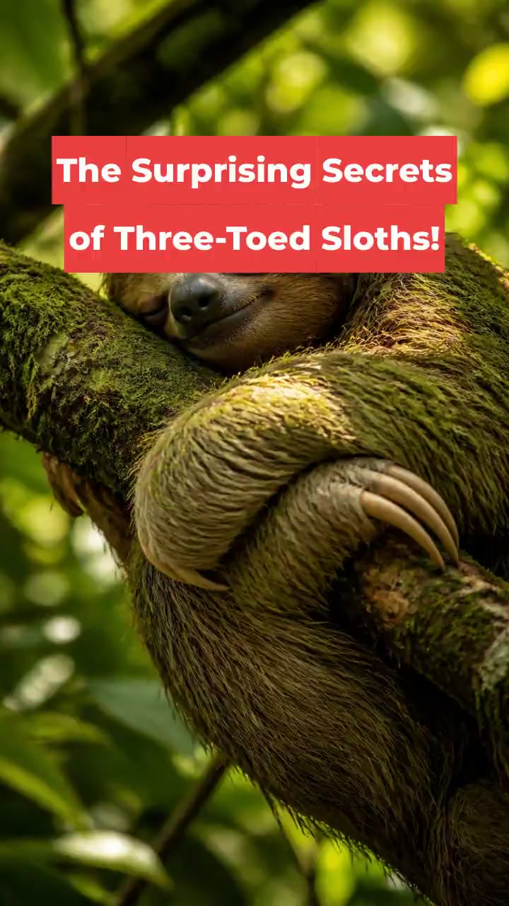 The Surprising Secrets of Three-Toed Sloths!
