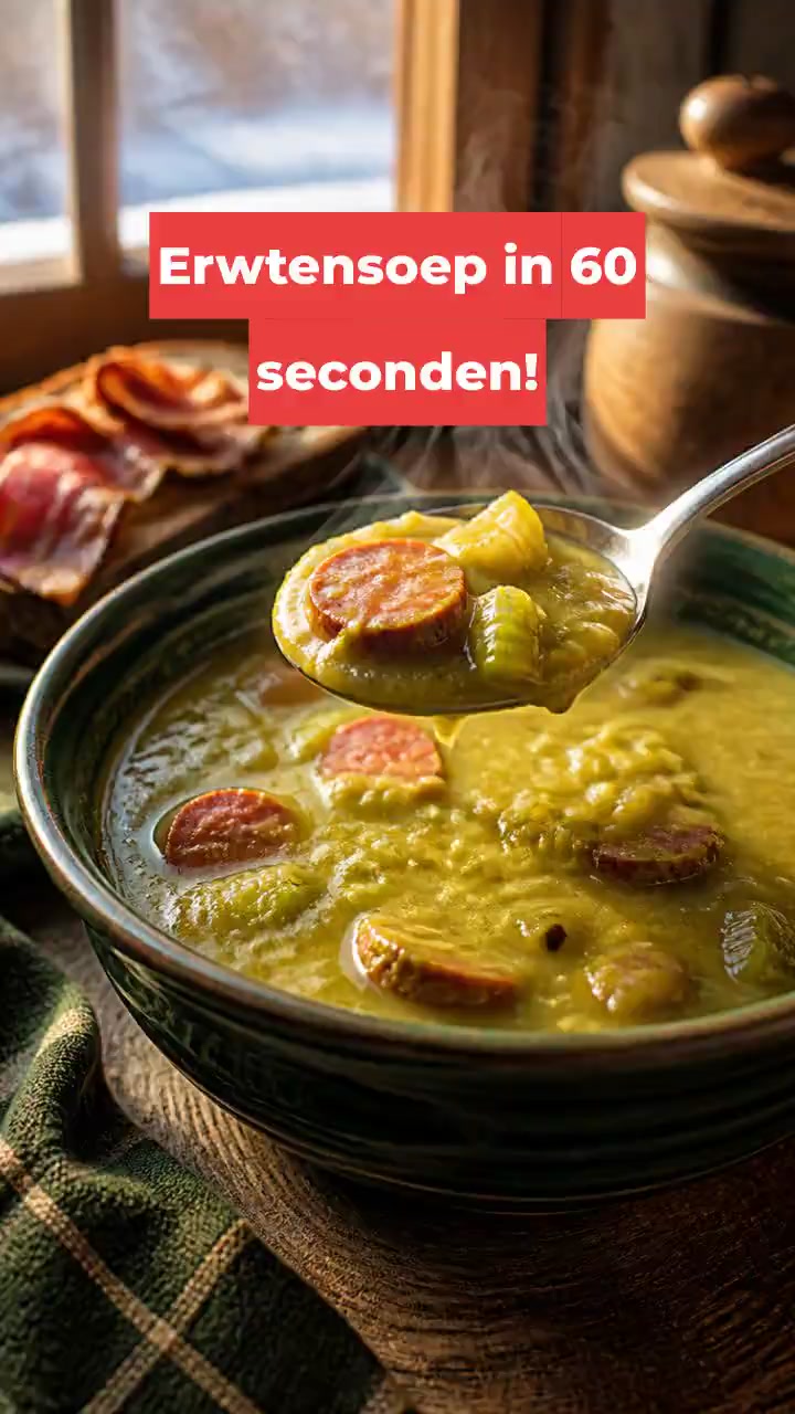 Erwtensoep in 60 seconden!