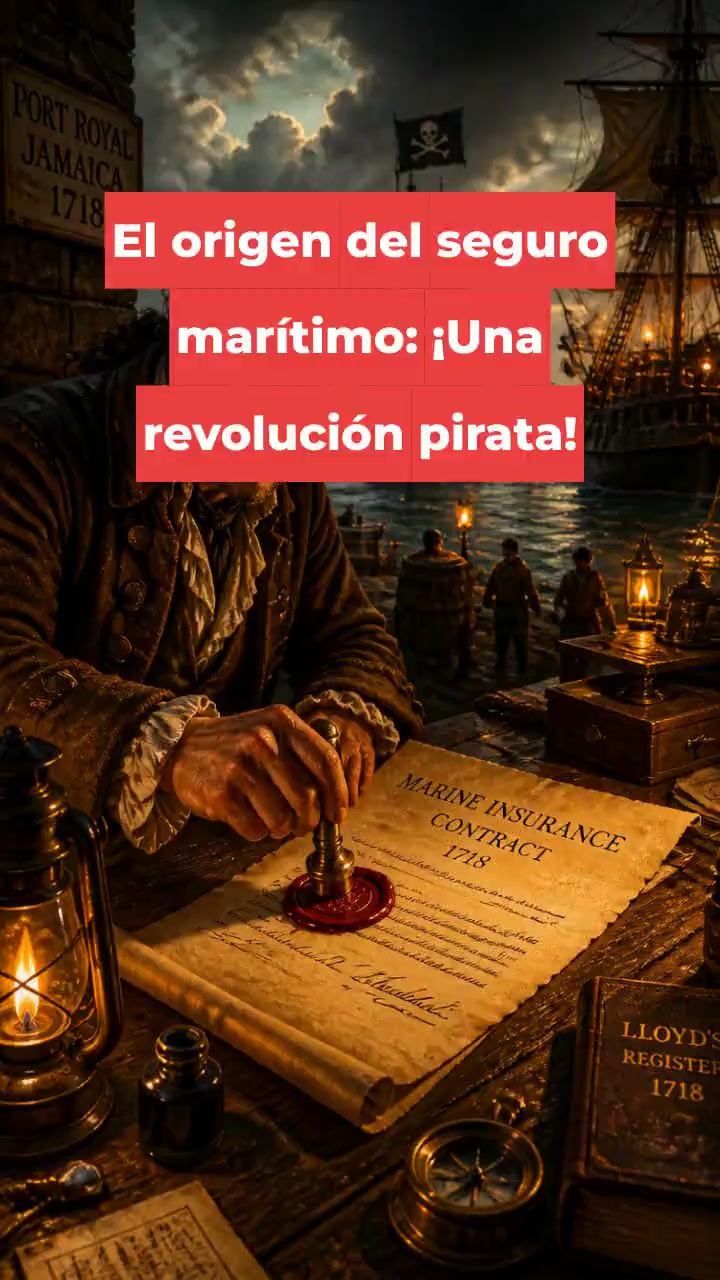 El origen del seguro marítimo: ¡Una revolución pirata!