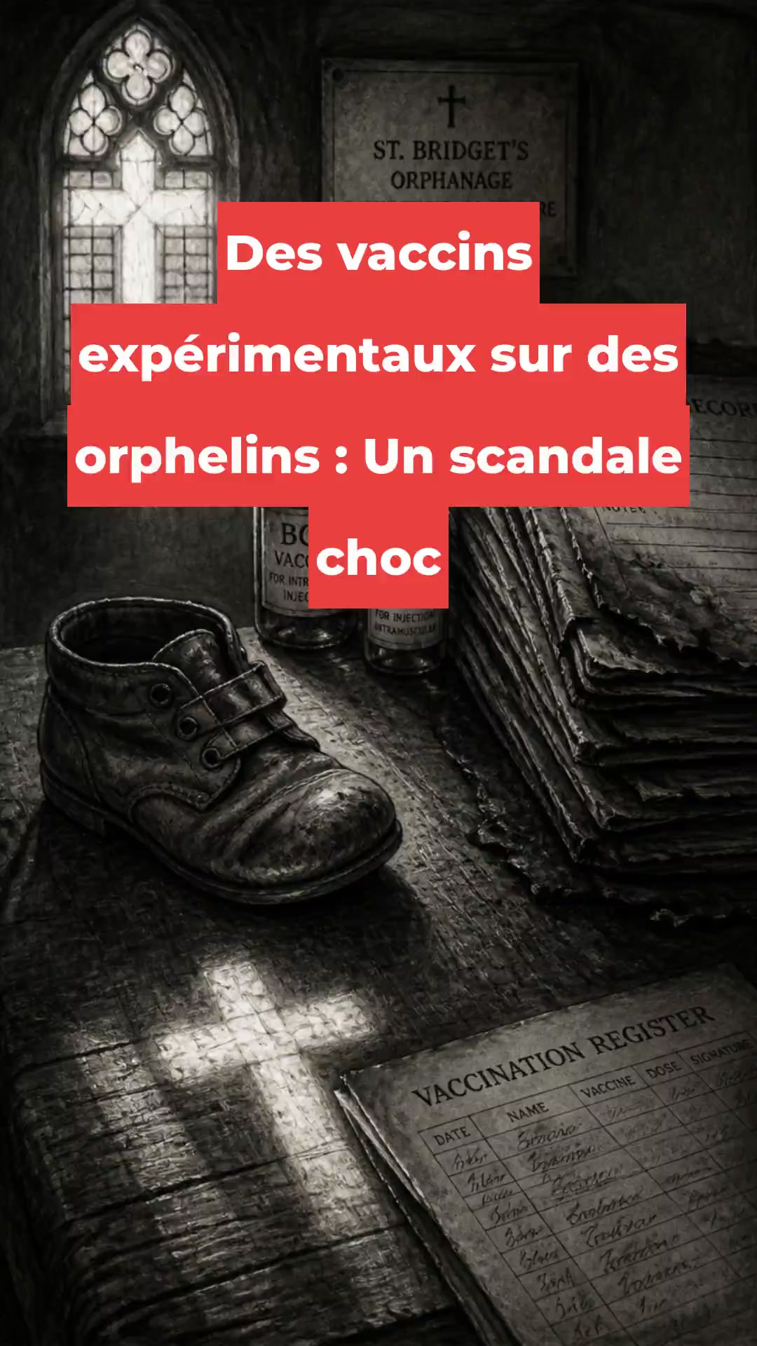 Des vaccins expérimentaux sur des orphelins : Un scandale choc