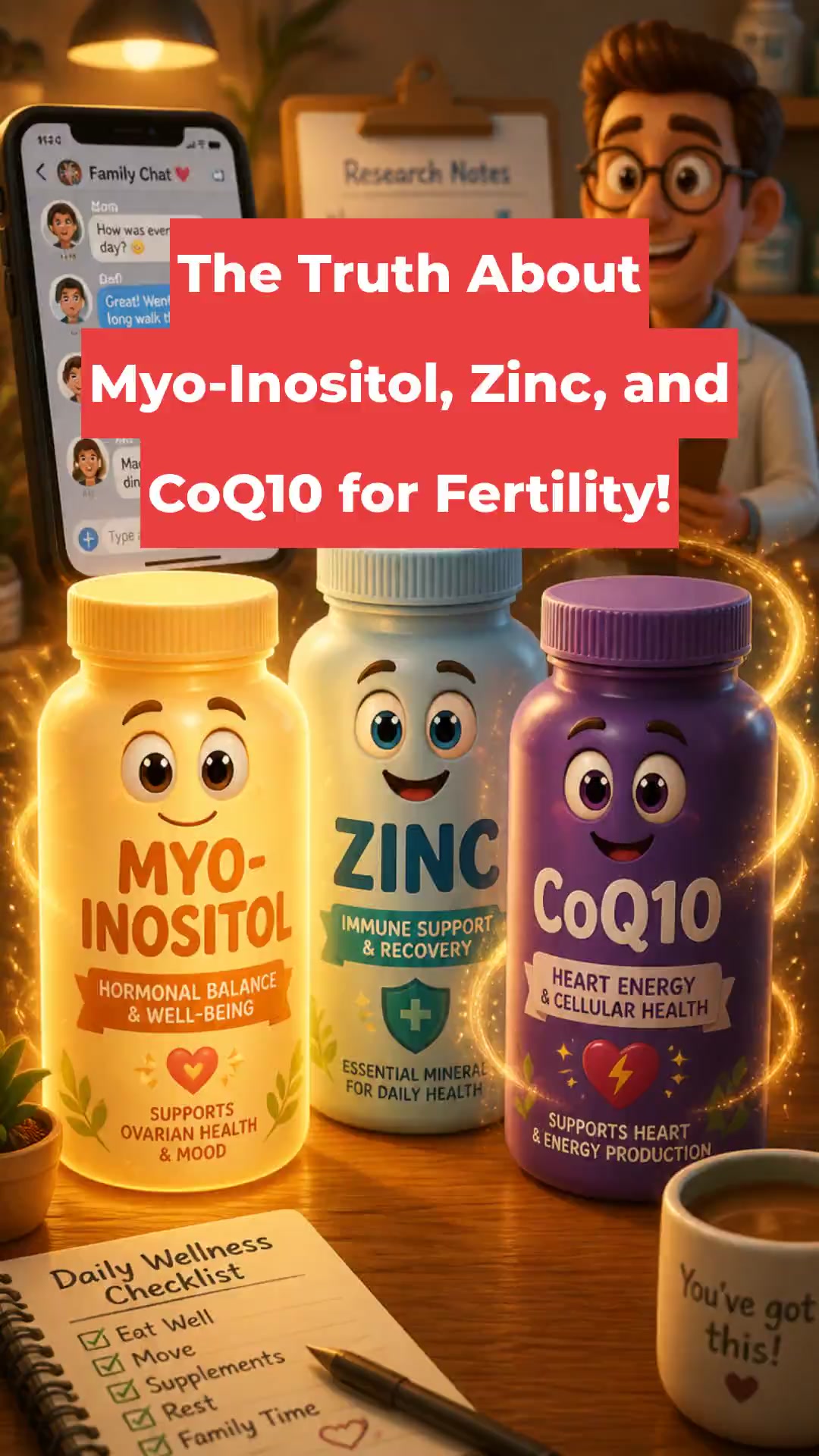 The Truth About Myo-Inositol, Zinc, and CoQ10 for Fertility!