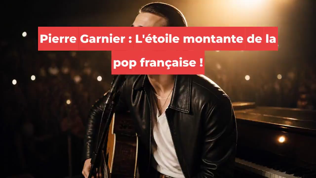 Pierre Garnier : L'étoile montante de la pop française !