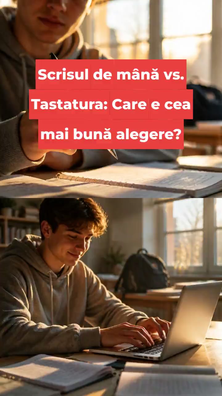 Scrisul de mână vs. Tastatura: Care e cea mai bună alegere?
