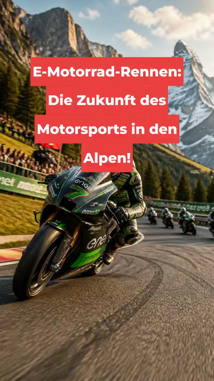 E-Motorrad-Rennen: Die Zukunft des Motorsports in den Alpen!