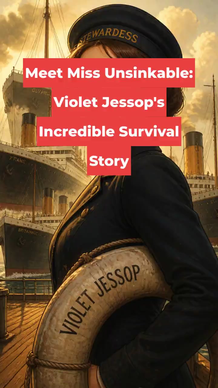 Meet Miss Unsinkable: Violet Jessop's Incredible Survival Story