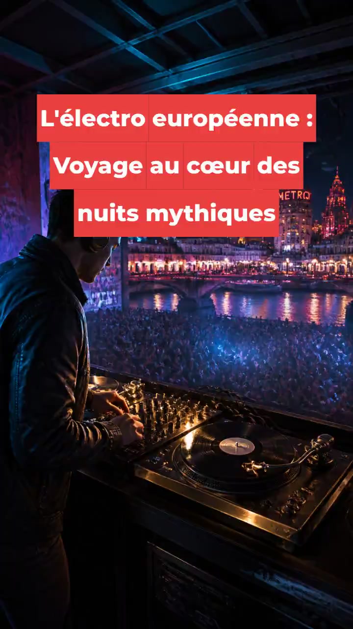 L'électro européenne : Voyage au cœur des nuits mythiques