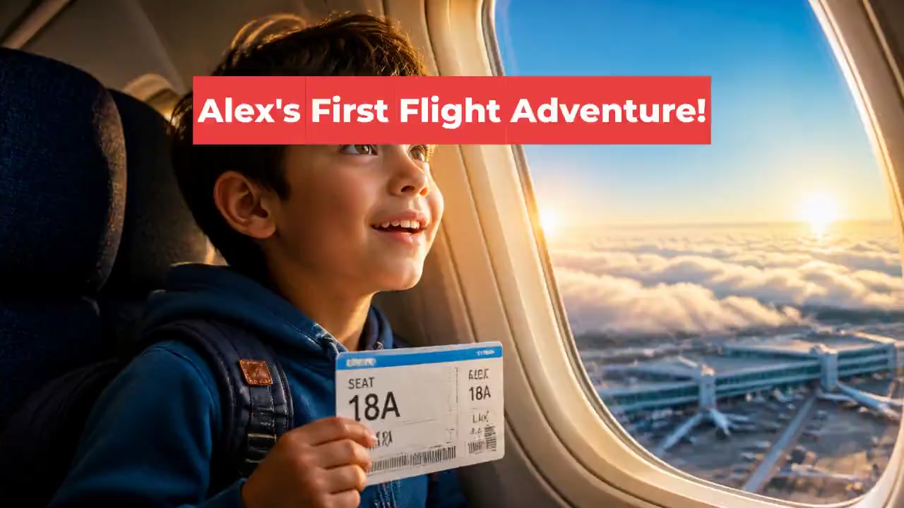 Alex's First Flight Adventure!