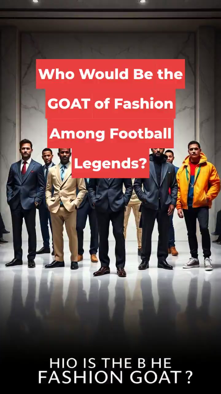 Who Would Be the GOAT of Fashion Among Football Legends?