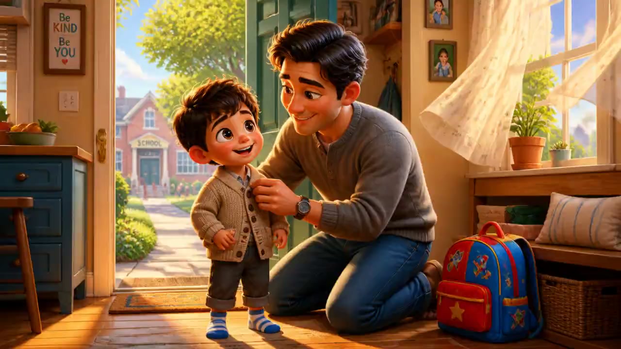 Un matin magique avec Papa !