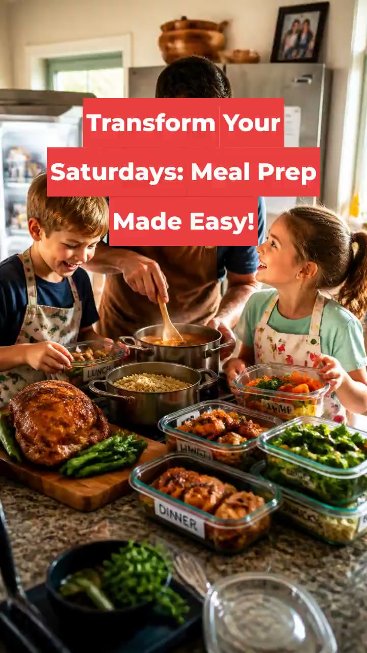Transform Your Saturdays: Meal Prep Made Easy!