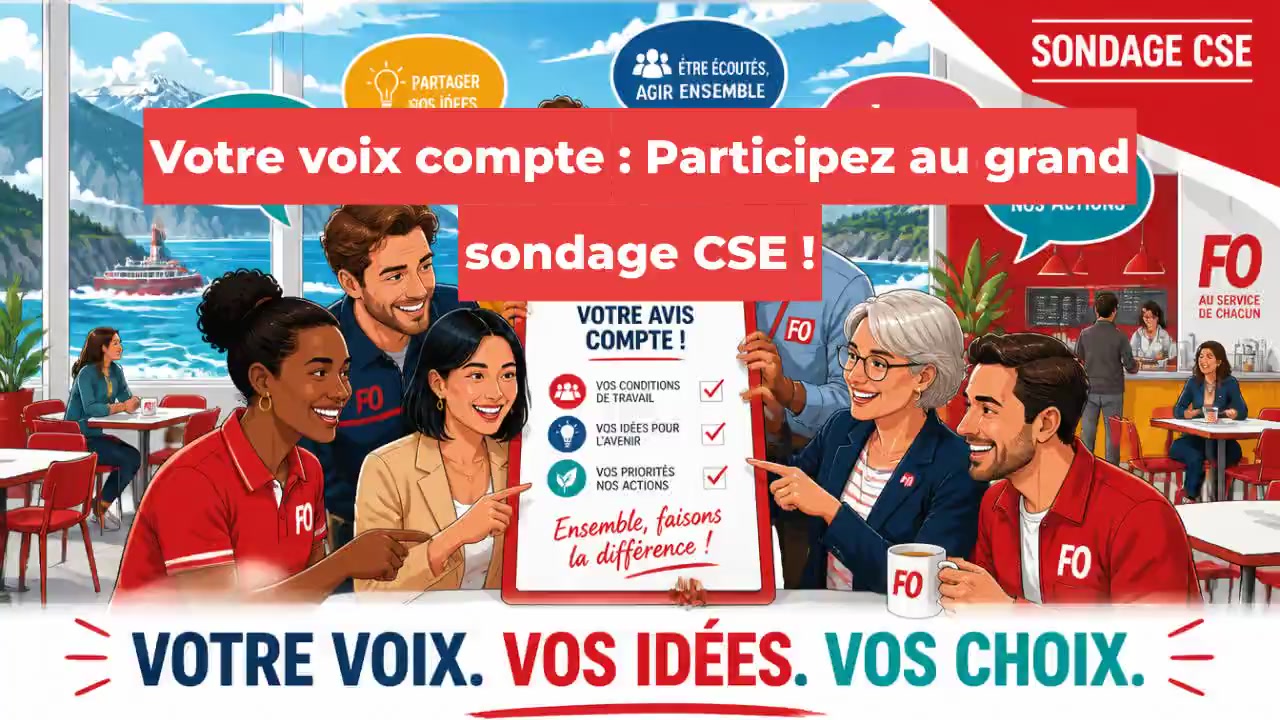 Votre voix compte : Participez au grand sondage CSE !
