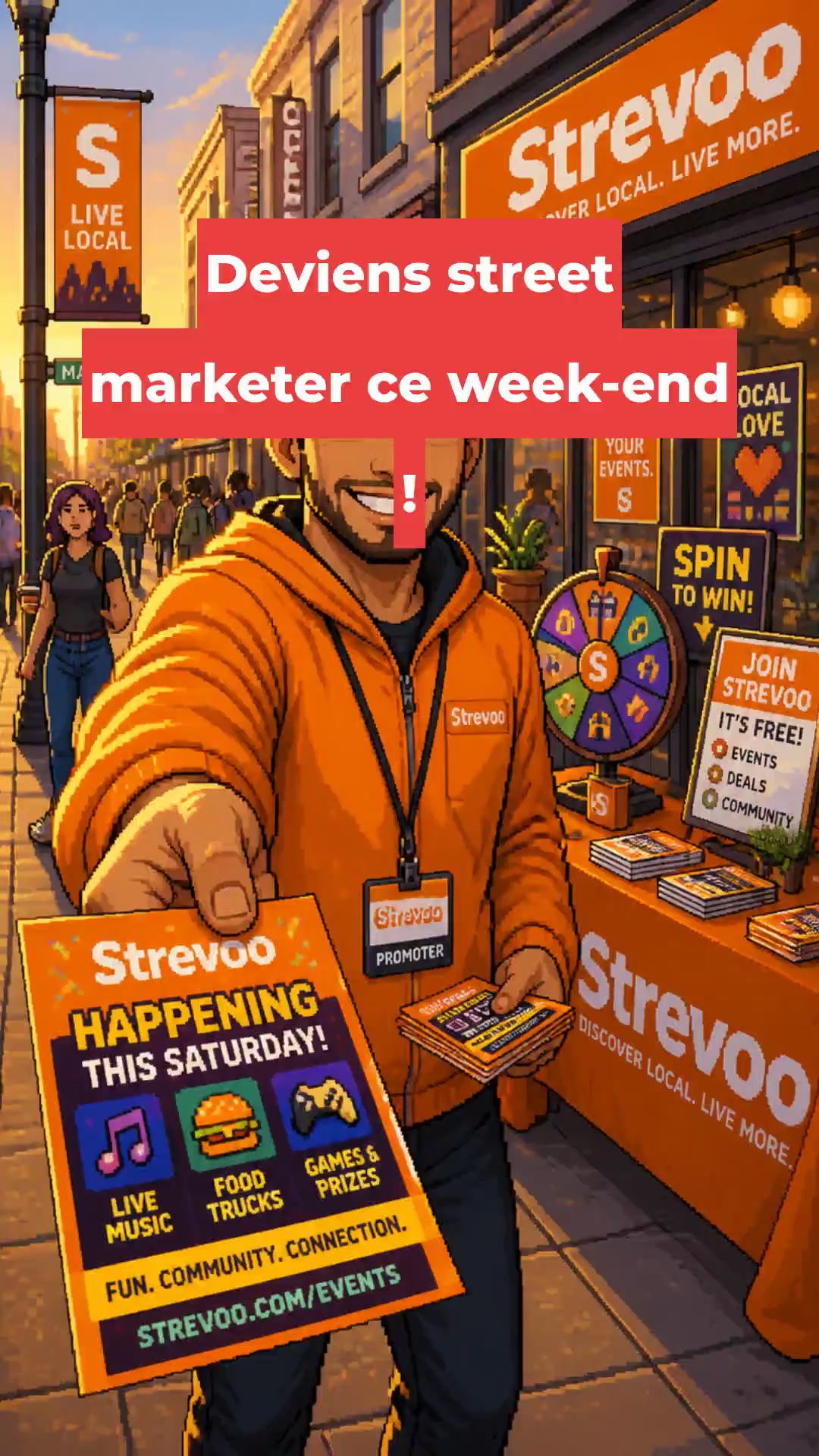 Deviens street marketer ce week-end !