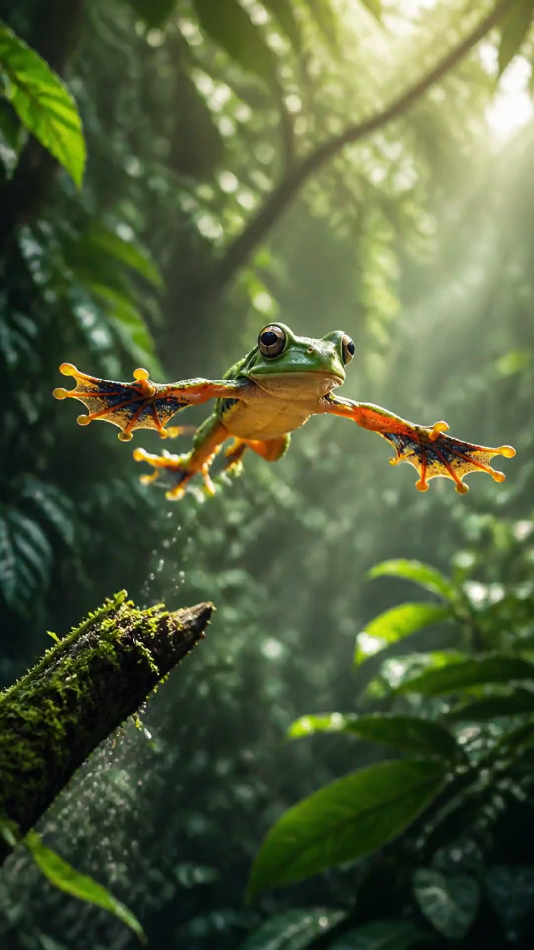 THIS FROG CAN GLIDE?!