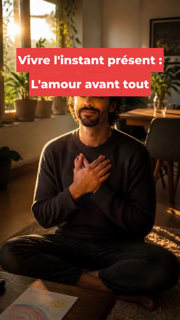 Vivre l'instant présent : L'amour avant tout
