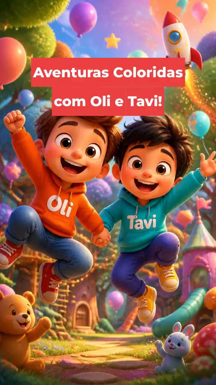 Aventuras Coloridas com Oli e Tavi!