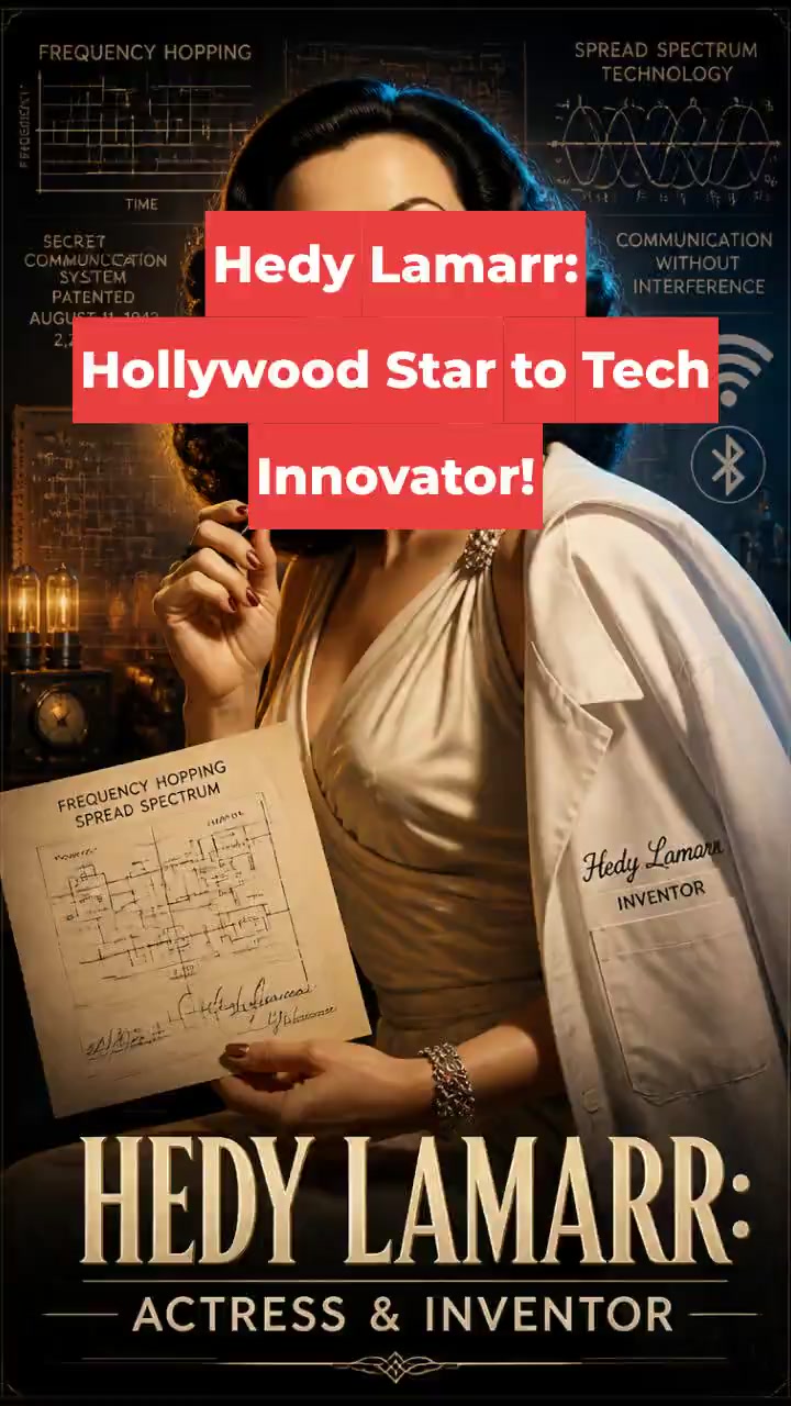 Hedy Lamarr: Hollywood Star to Tech Innovator!
