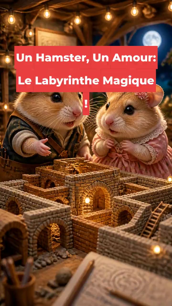 Un Hamster, Un Amour: Le Labyrinthe Magique !