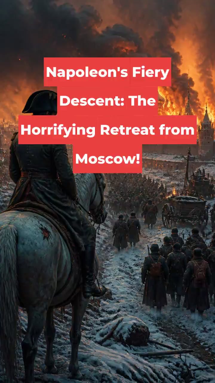 Napoleon's Fiery Descent: The Horrifying Retreat from Moscow!