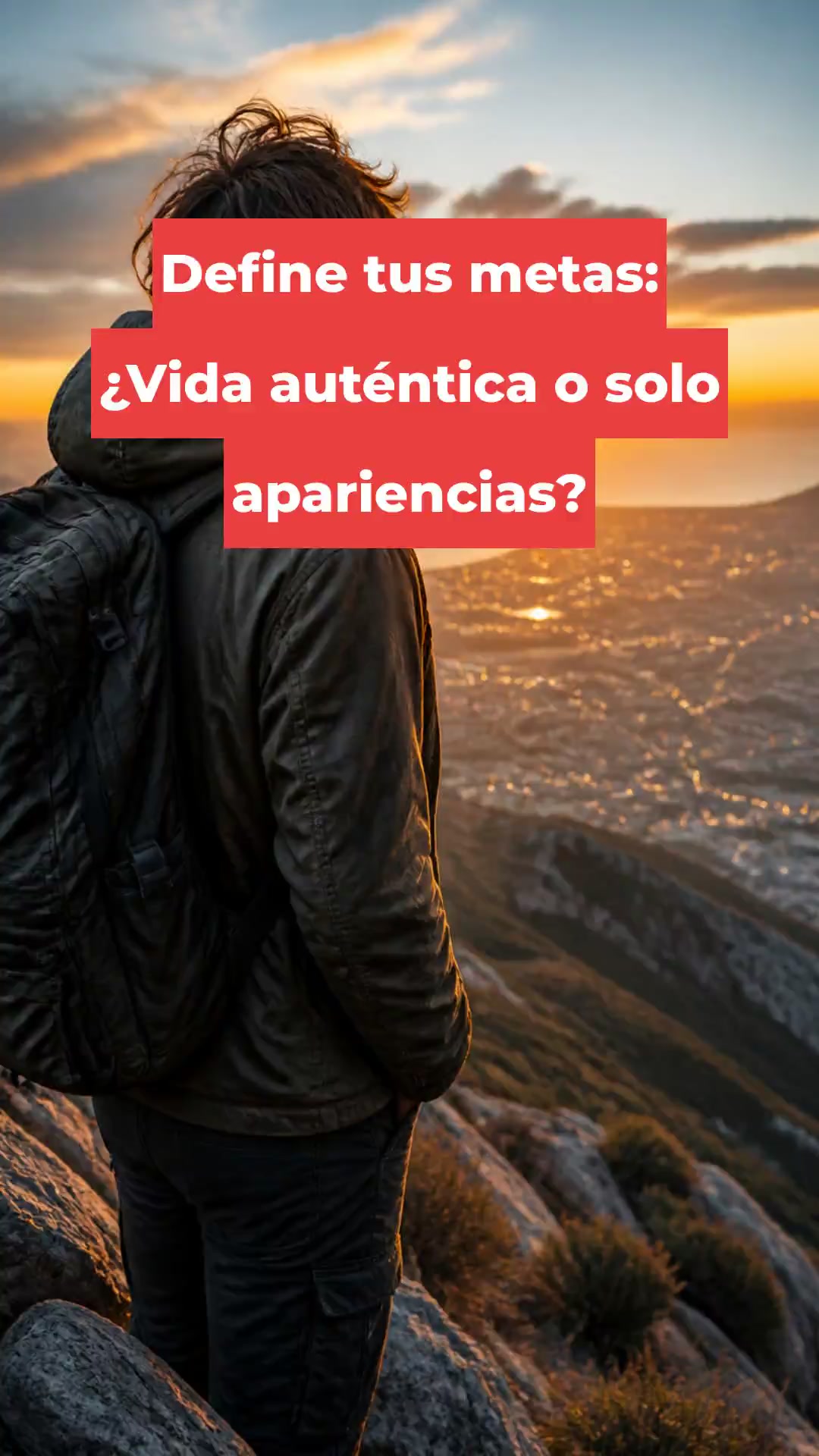 Define tus metas: ¿Vida auténtica o solo apariencias?