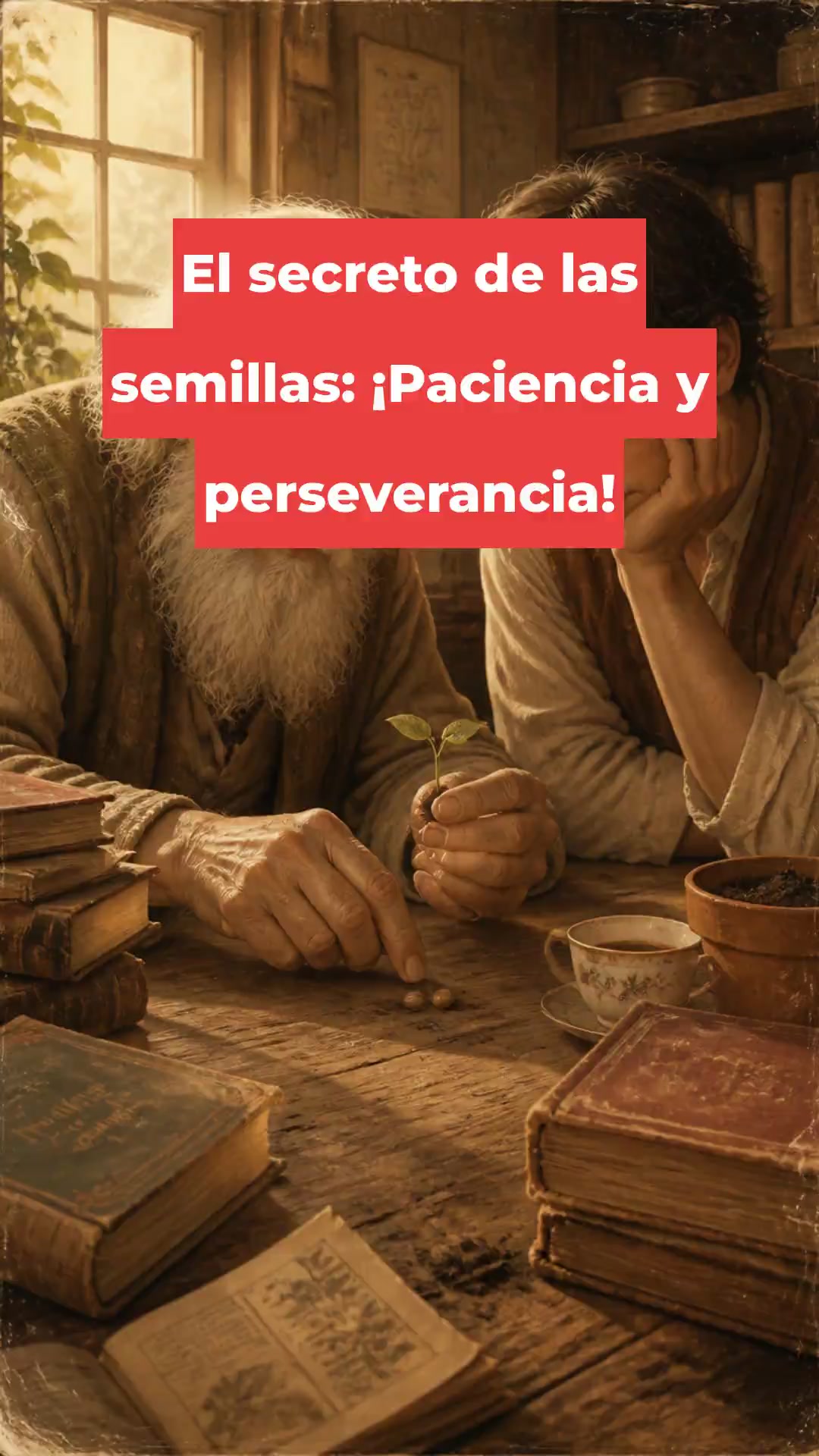 El secreto de las semillas: ¡Paciencia y perseverancia!