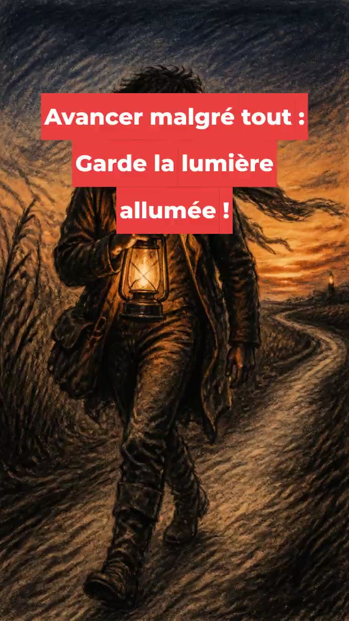 Avancer malgré tout : Garde la lumière allumée !