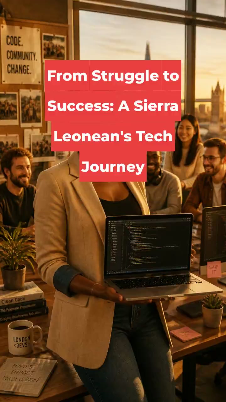 From Struggle to Success: A Sierra Leonean's Tech Journey