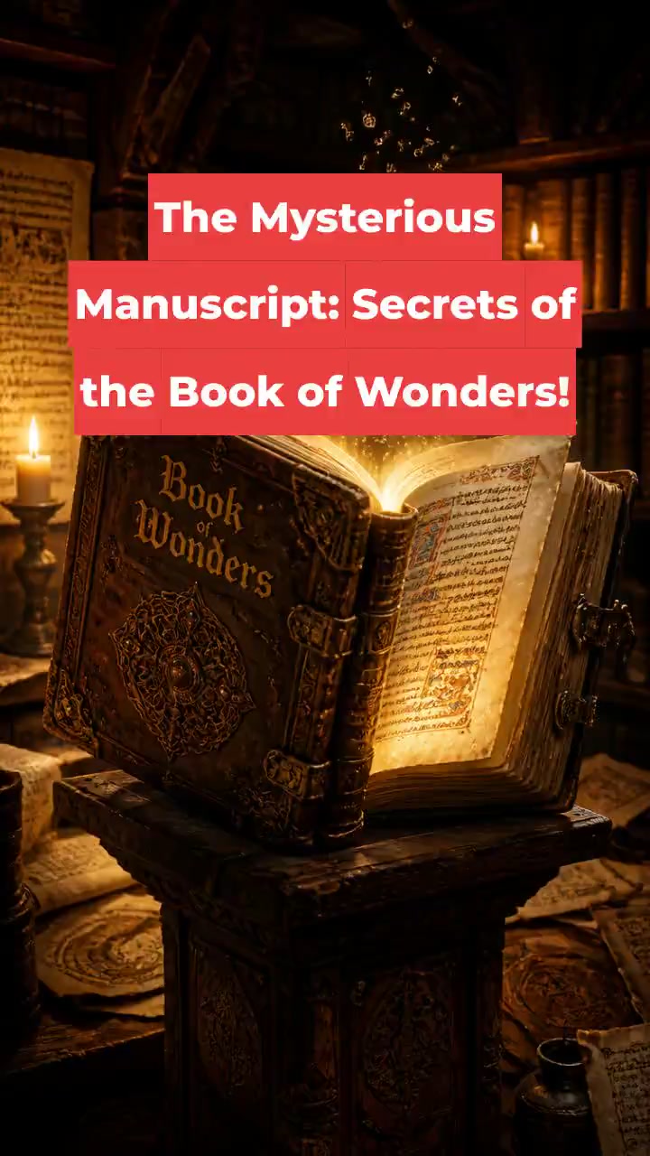 The Mysterious Manuscript: Secrets of the Book of Wonders!