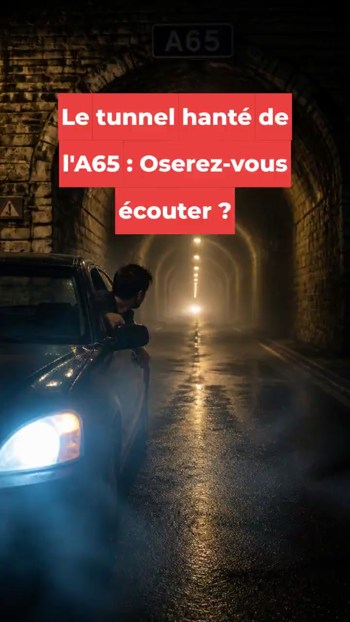 Le tunnel hanté de l'A65 : Oserez-vous écouter ?