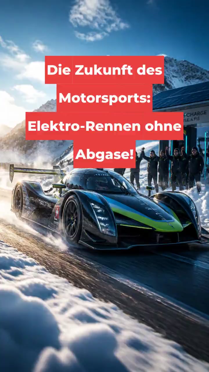 Die Zukunft des Motorsports: Elektro-Rennen ohne Abgase!