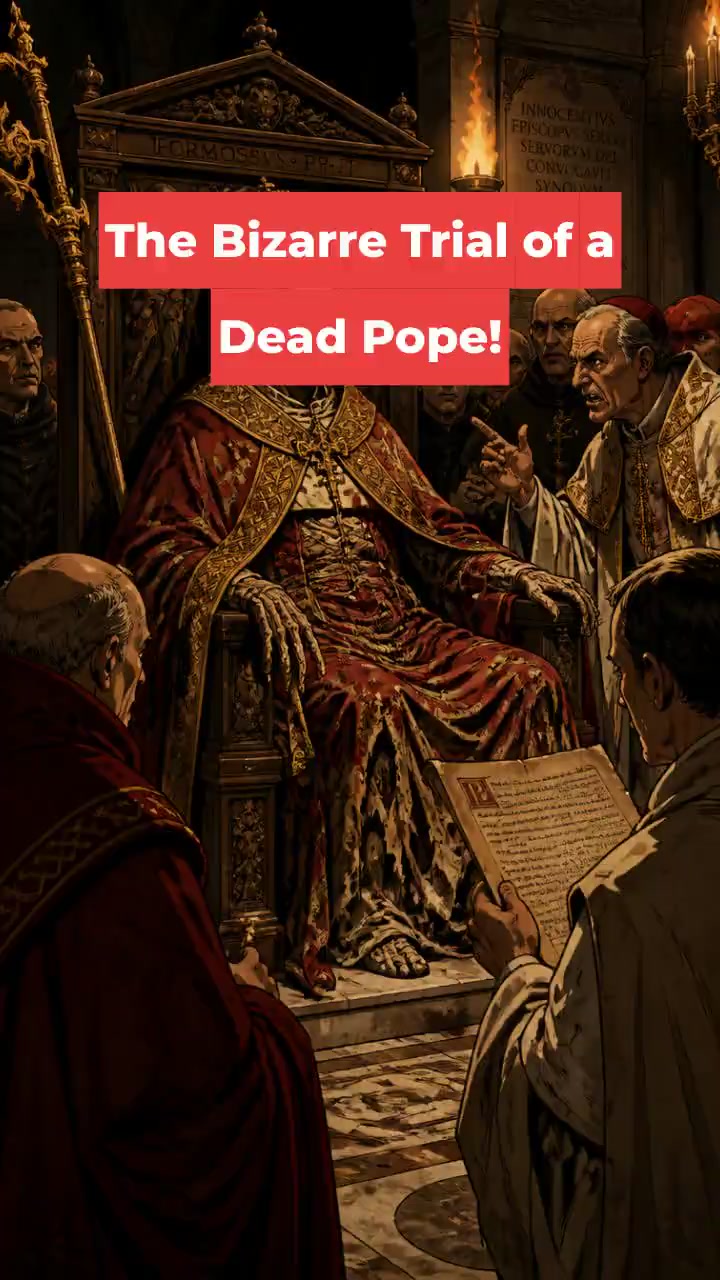 The Bizarre Trial of a Dead Pope!