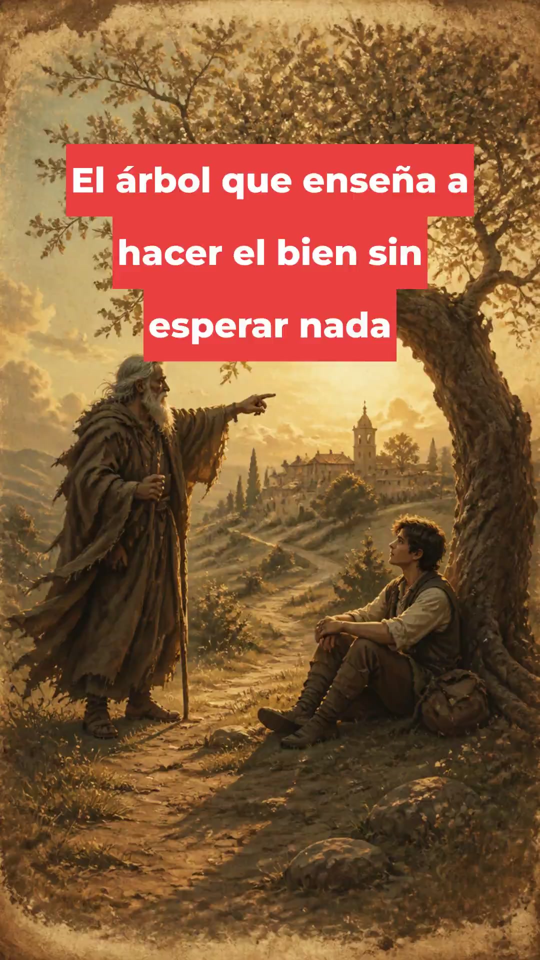 El árbol que enseña a hacer el bien sin esperar nada
