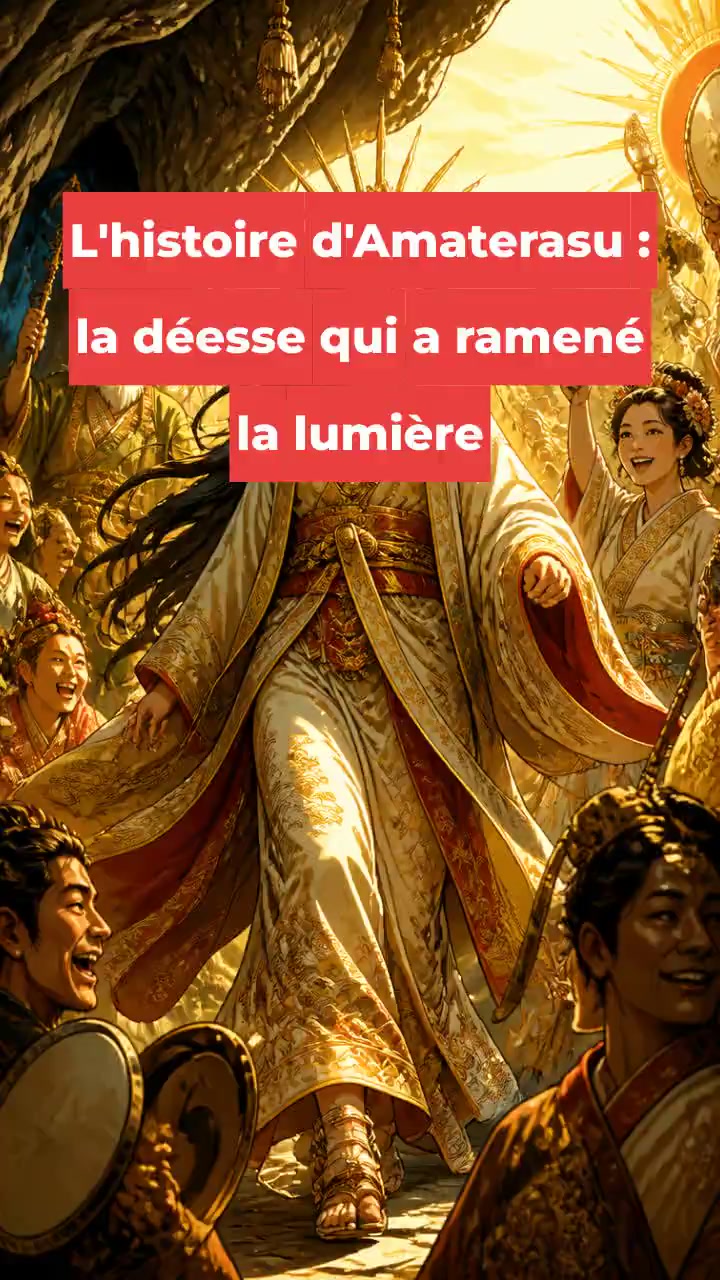 L'histoire d'Amaterasu : la déesse qui a ramené la lumière