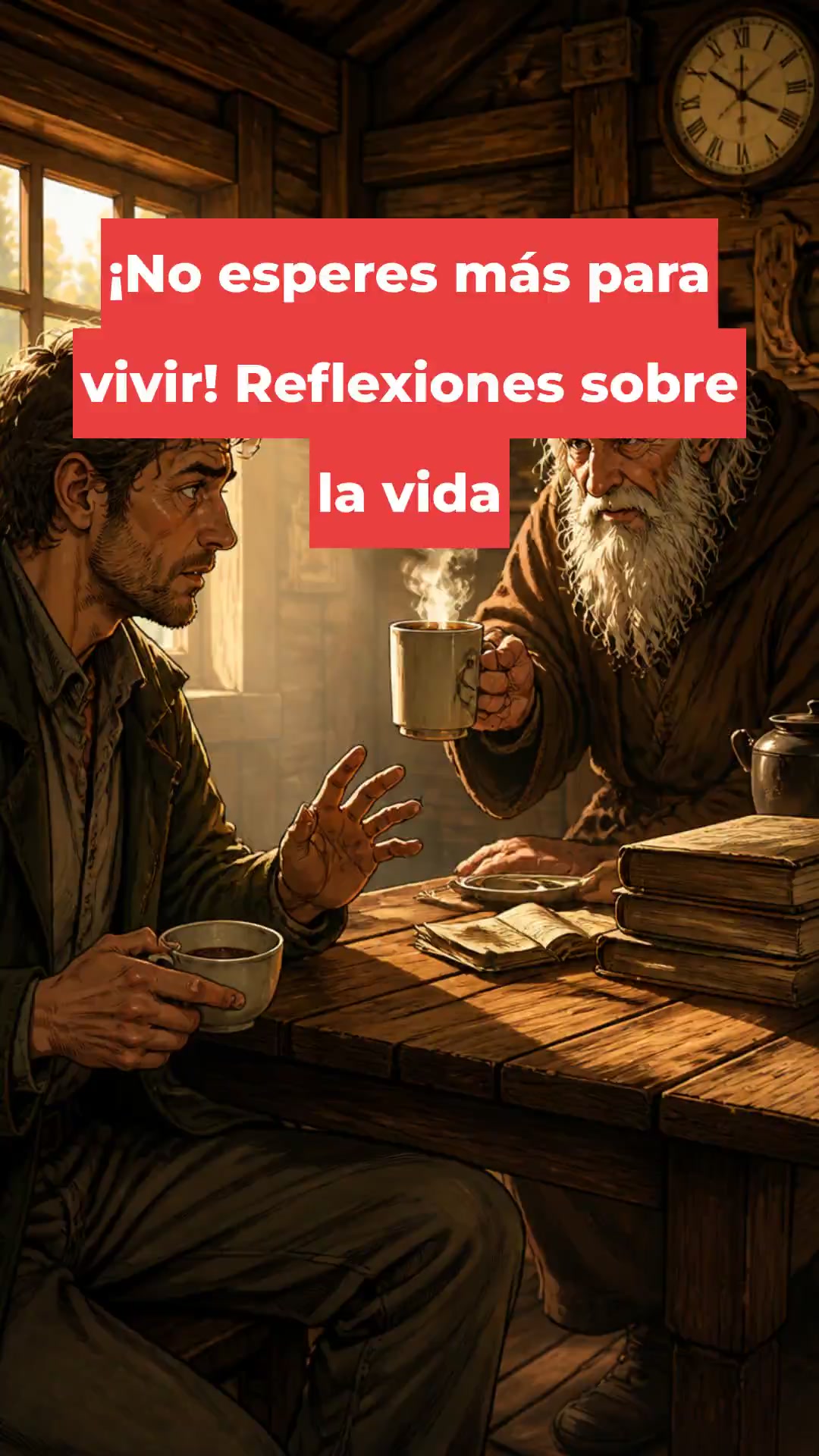 ¡No esperes más para vivir! Reflexiones sobre la vida