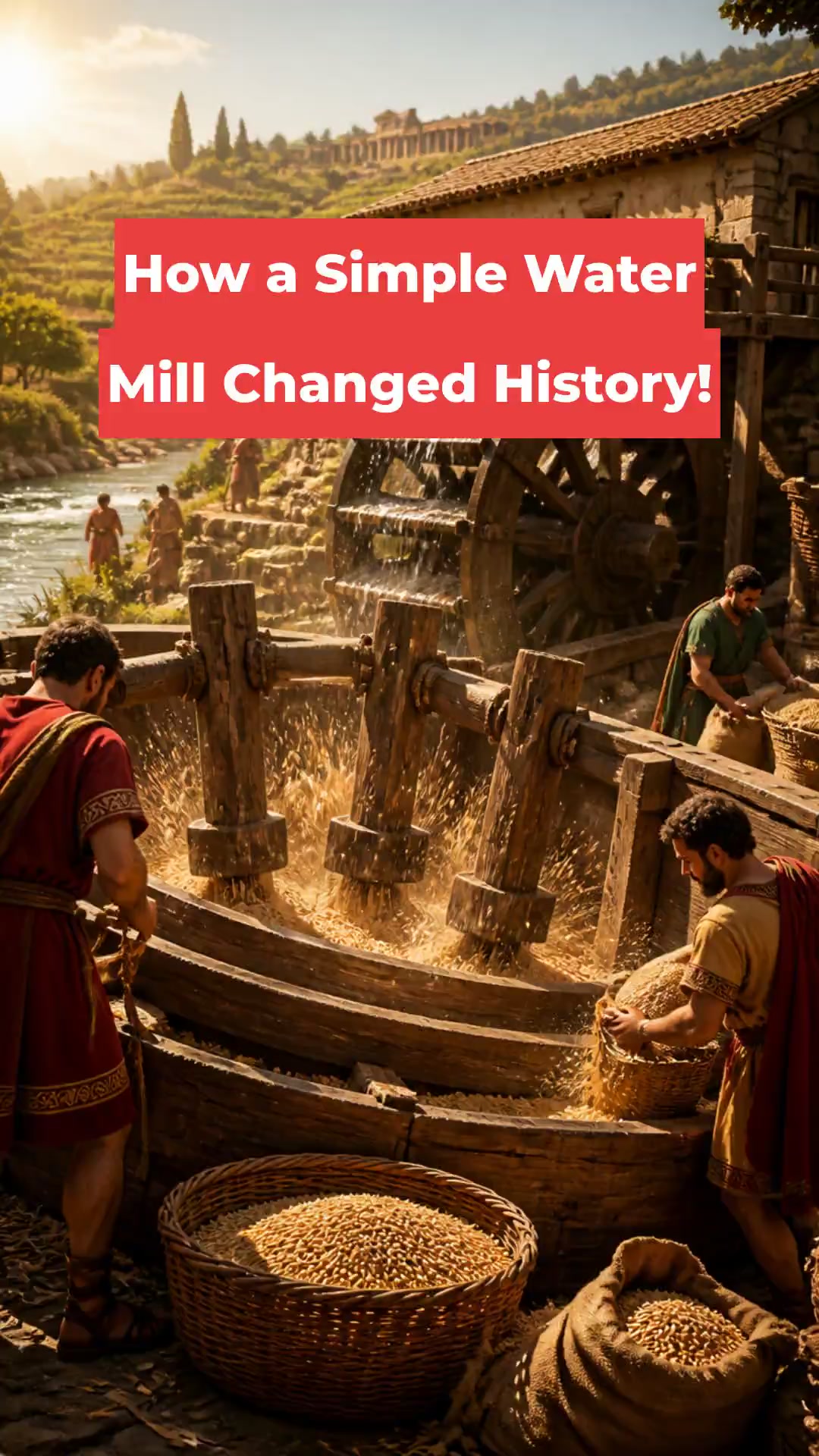 How a Simple Water Mill Changed History!