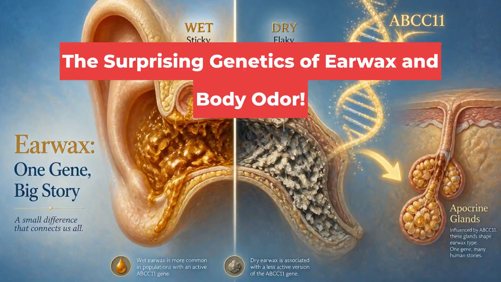 The Surprising Genetics of Earwax and Body Odor!