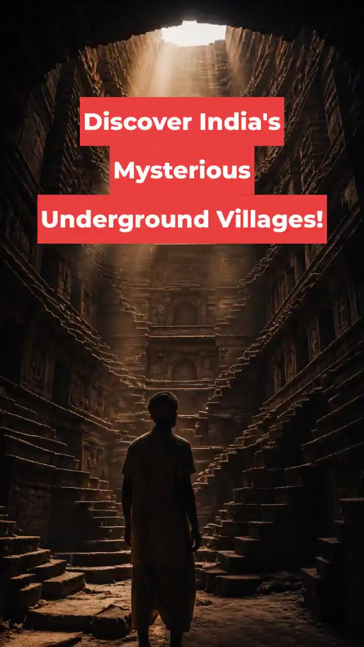 Discover India's Mysterious Underground Villages!