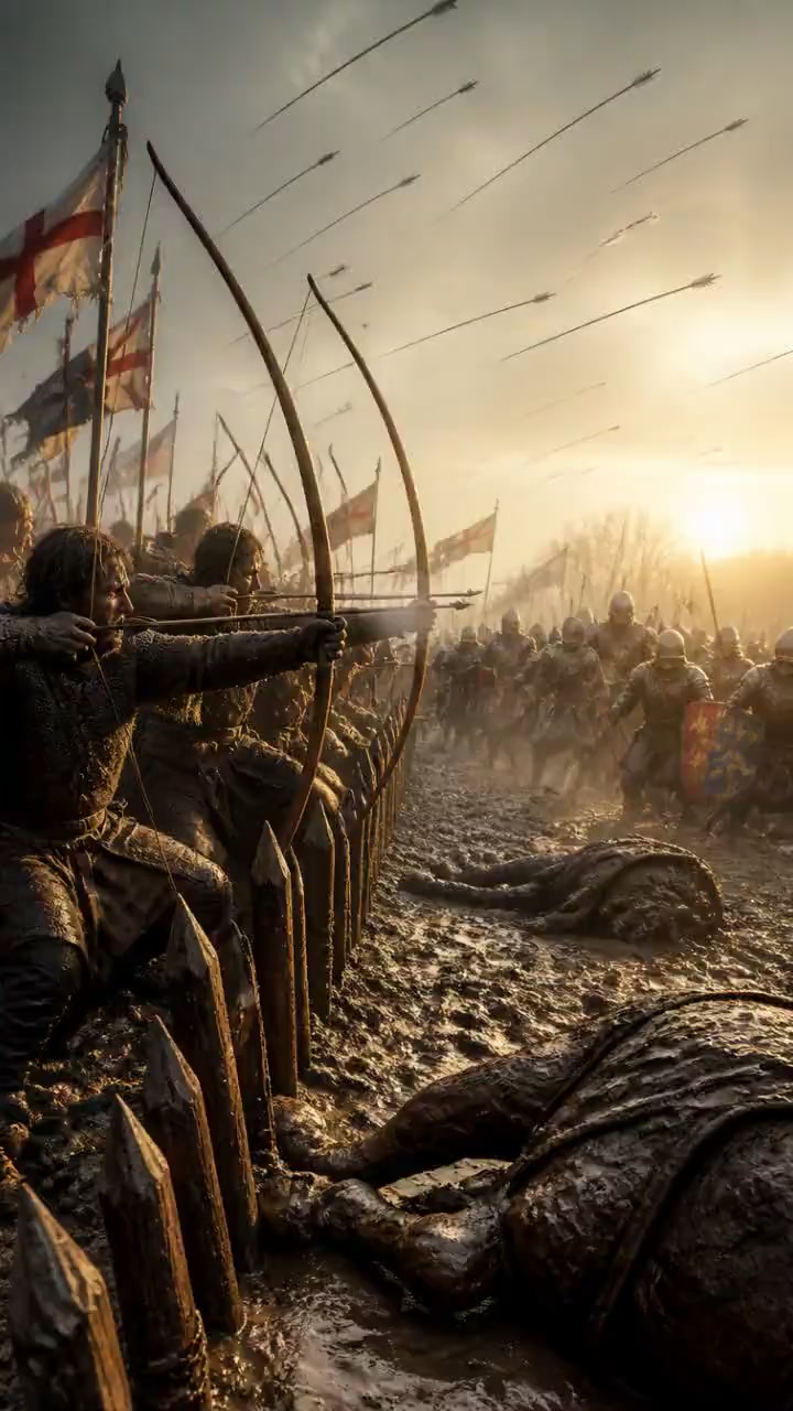 La Bataille d'Azincourt : L'Incredible Victoire des 12 000 Anglais!
